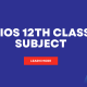 NIOS 12th class subject