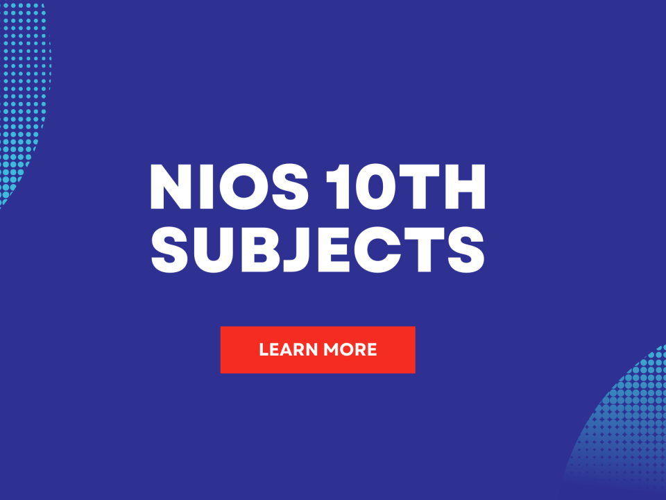 Nios 10th subjects