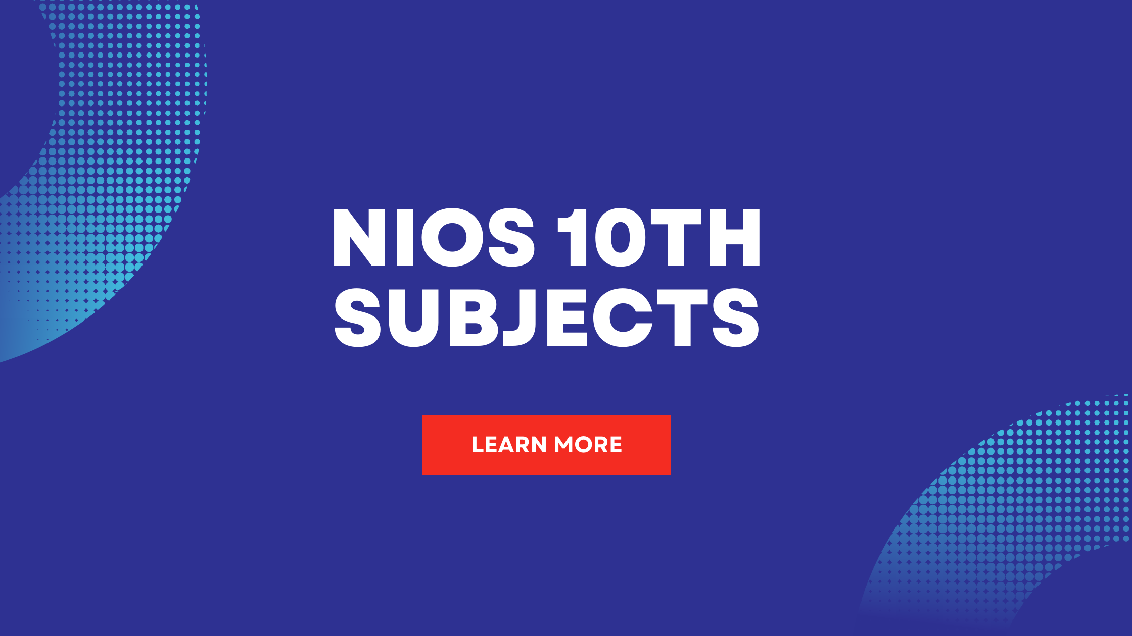 Nios 10th subjects