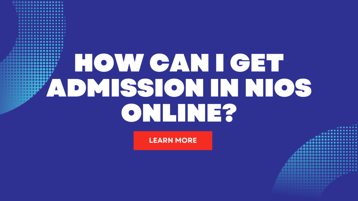 How can I get admission in NIOS online