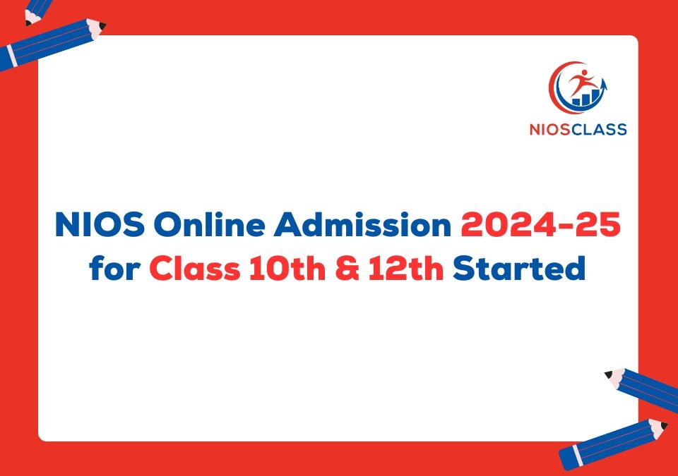 NIOS Online Admission 2024-25